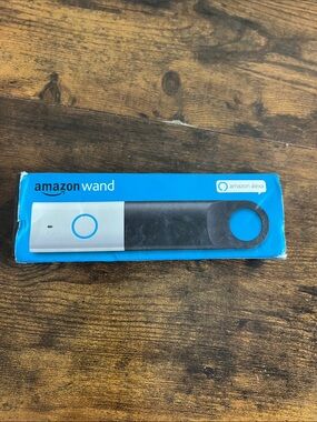Amazon Wand Voice Remote in Blue and Black